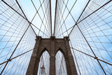 Fototapeta Przestrzenne - The Brooklyn Bridge in New York.