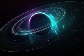 Wall Mural - close up space scene with planets, stars and galaxies. space galaxy background with planet and aster