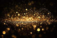 Glitters And Bokeh Abstract Background