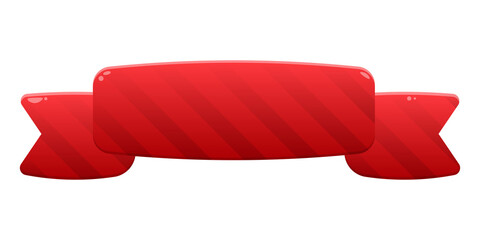 ribbon banner tab
