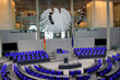 The Bundestag chamber in Berlin, seat of the German parliament
