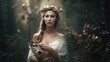 The Divine Huntress: Goddess Artemis, Protector of the Wilderness by Generative AI