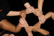 © Tina  - diversity and inclusion hands of peace.  women uniting for social justice