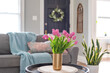 © Kristen - Cozy home interior decorated for spring