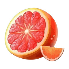 Sticker - citrus slice orange