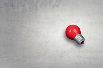 Wall Mural - Light bulb image as symbol of innovation