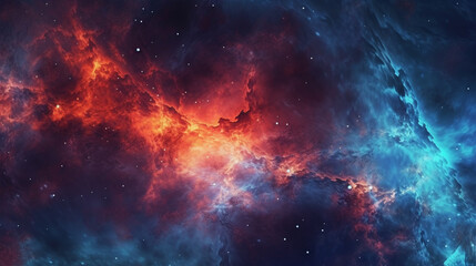 Wall Mural - Generative AI, an abstract background image with a cosmic theme