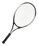 Fototapeta Sport - Tennis racket isolated on white background, Tennis racket sports equipment on white PNG file.