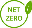 © Nine - net zero carbon footprint icon emissions free  no atmosphere pollution CO2 neutral stamp for graphic design, logo, website, social media, mobile app, UI