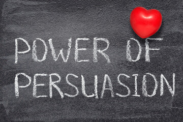 Sticker - power of persuasion heart