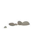 © rmm - Gray stones. Nature background element. Vector cartoon illustration.