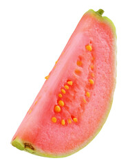 Wall Mural - guava isolated on white background, full depth of field