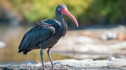 Wall Mural - Northern Bald Ibis