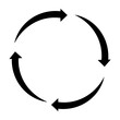 © GOP Creative - repeating rotation four arrows icon