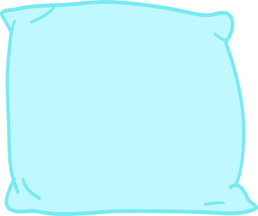 Wall Mural - Blue pillow