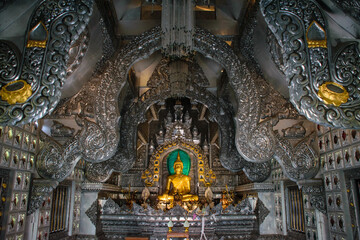 Wall Mural - Wat Sri Suphan, know as Silver Temple in Chiang Mai