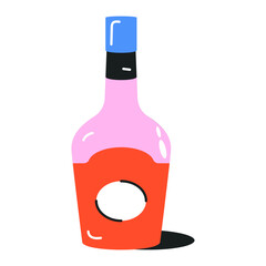 Sticker - Pack of Drinks Flat Icons 

