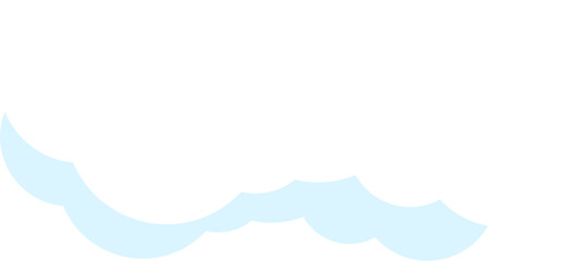 Wall Mural - cloud illustration design