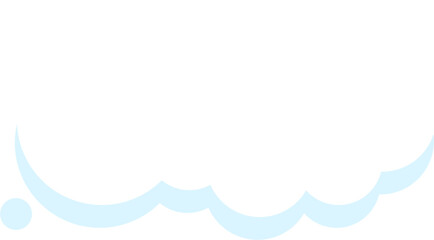 Wall Mural - cloud illustration design