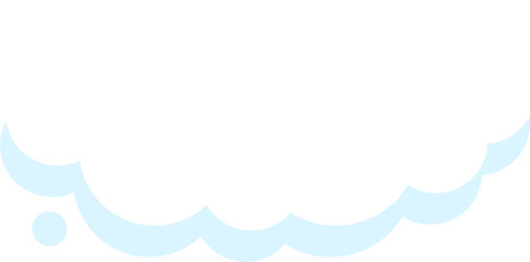 Wall Mural - cloud illustration design