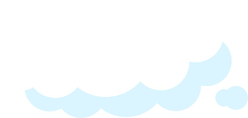 Wall Mural - cloud illustration design