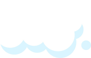 Wall Mural - cloud illustration design