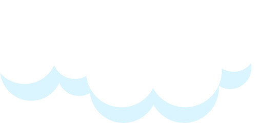 Wall Mural - cloud illustration design