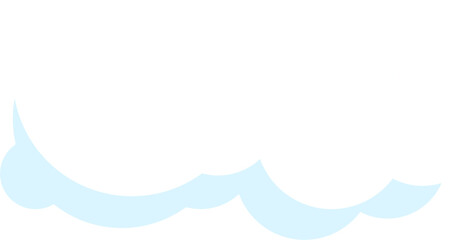 Wall Mural - cloud illustration design