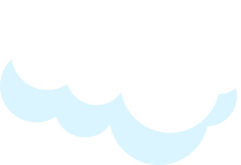Wall Mural - cloud illustration design