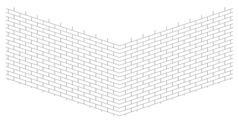 Graphic brick wall template Illustration on a transparent background png