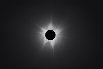 Wall Mural - total solar eclipse 2023 australia
