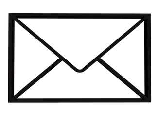 Mail icon isolated