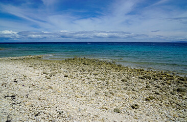 Wall Mural - scenic coast of cebu island on the philippines