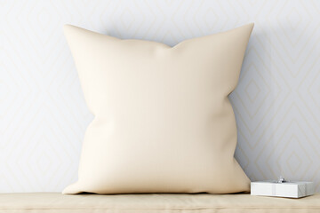 Wall Mural - Mockup pillows on a bed