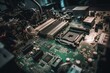 © Kaida - Fixing a computer's inner workings, including the motherboard, circuit board, and processor. Generative AI