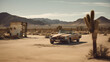 Desert Scene Generative AI