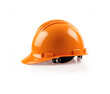 © Andy Dean - Orange Safety Hard Hat Isolated on a Transparent Background - Transparent PNG - Generative AI.