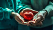 © Rabbi - A person hands holding a heart shaped object
