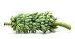 © Paitoon - Bunch of green cultivated banana isolated on white background. Clipping path.