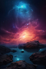 Wall Mural - sunrise over the ocean
