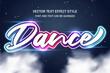 © SystemDirect - dance music party night theme typography editable text effect style template design background