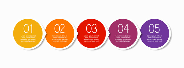 Infographic design template with place for your data. Vector illustration.