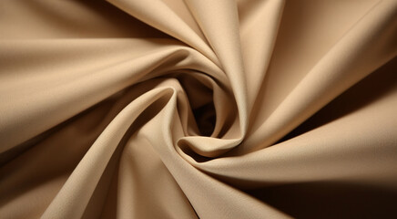 Plain Beige Polyester Cotton textile Fabric fashion