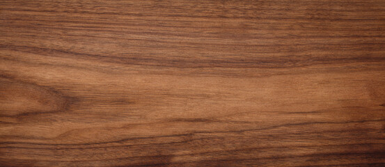 Wall Mural - Walnut wood texture. Super long walnut planks texture background.Texture element.
