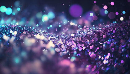A colorful glowing background with a blurred background
