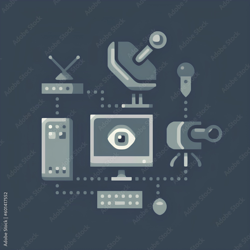 Digital communication Stock Illustration | Adobe Stock