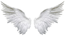 Angel Wings Isolated On White Background , Transparent Png By Ai Generative