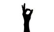 © RTHADA - silhouette Helping hands unite together as a team.