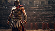 Roman gladiator, Generative AI