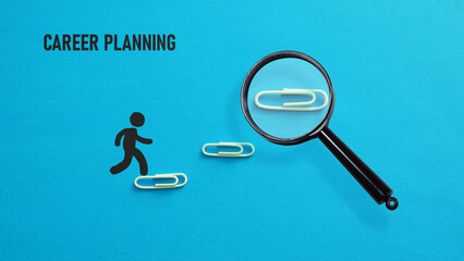 Poster - Career planning is shown using the text